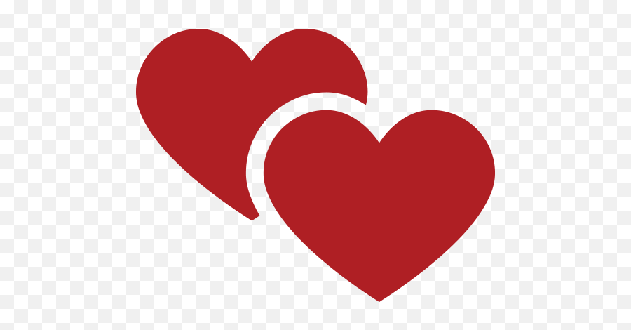 Two Heart Emoji Png 6 Png Image - Love Emoji 2 Hearts,Heart Emojis