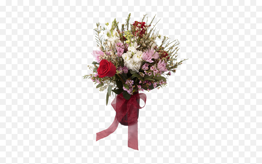 Basket Of Cheer Bouquet - Floral Emoji,Pink Ribbon Emoji Meaning