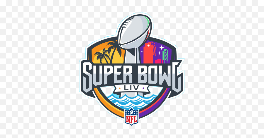 Nfl Miami Florida Superbowl Sticker - Nfl Shop Emoji,Superbowl Emoji