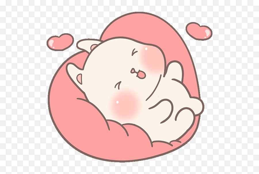 Mojitok X Stickerfarm - Baby Drawing Emoji,Sleepy Emoticon Gif