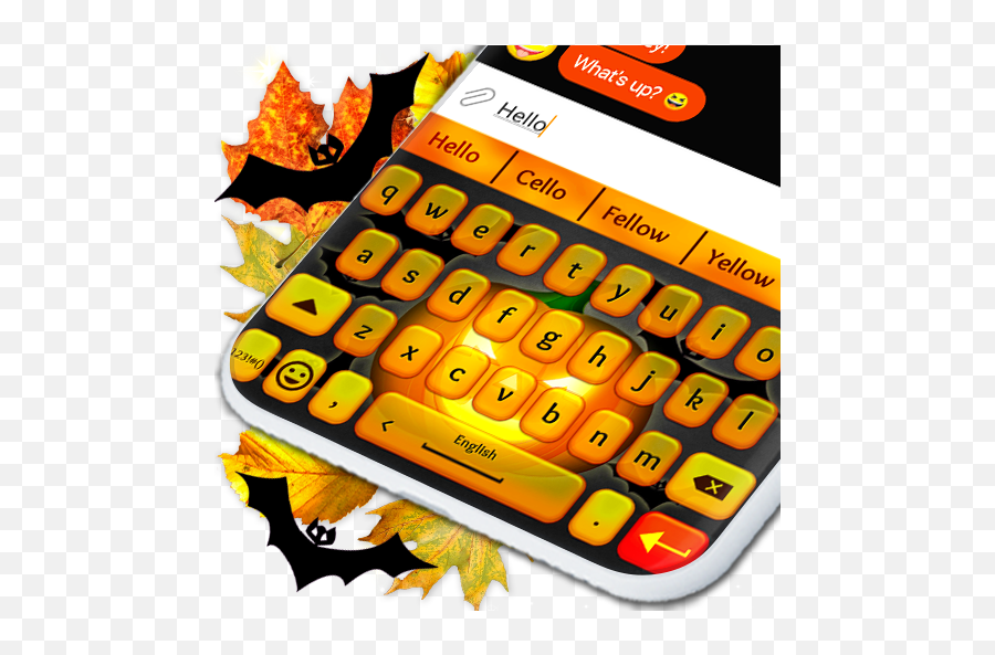 Halloween Keyboard Jack - Olantern Pumpkin Theme U2013 Apps Office Equipment Emoji,Emoji Pumpkin Templates