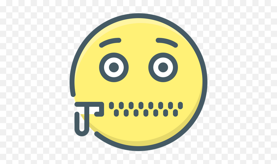 Zipper Emoji Emoji Icon Of Colored - Happy,Foot Emoji
