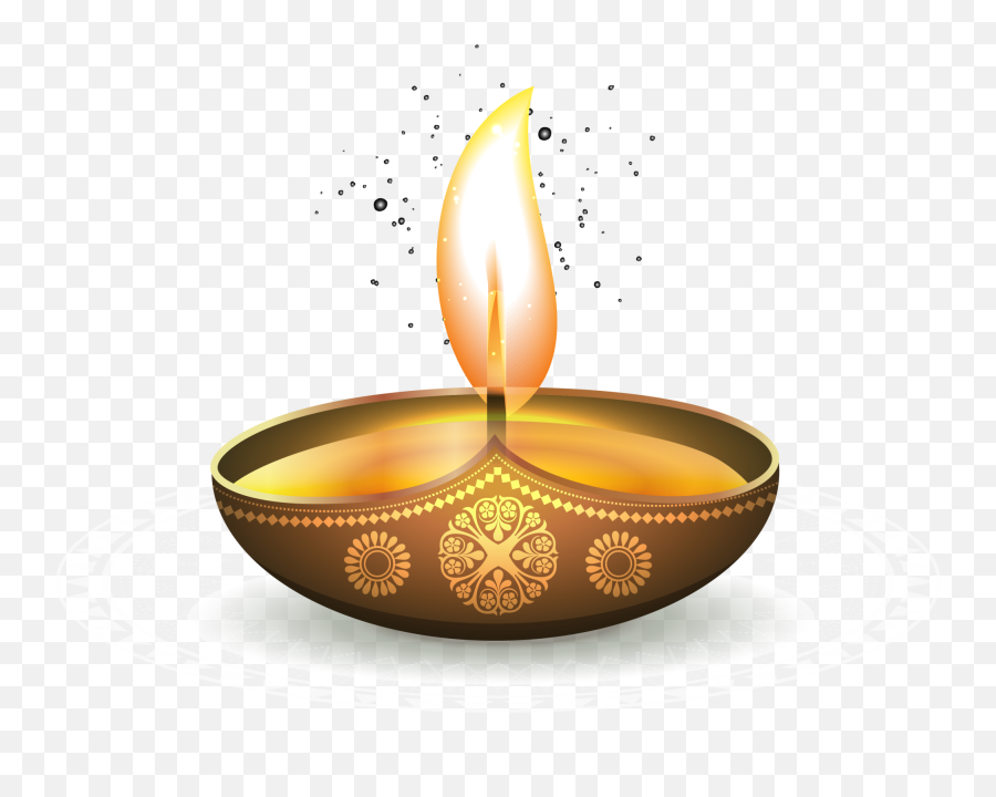 Download Golden Oil Ezhamkulam Light Diwali Lamp Shining - Deepavali Lamp Png Emoji,Fat Pole Dancer Emoticon