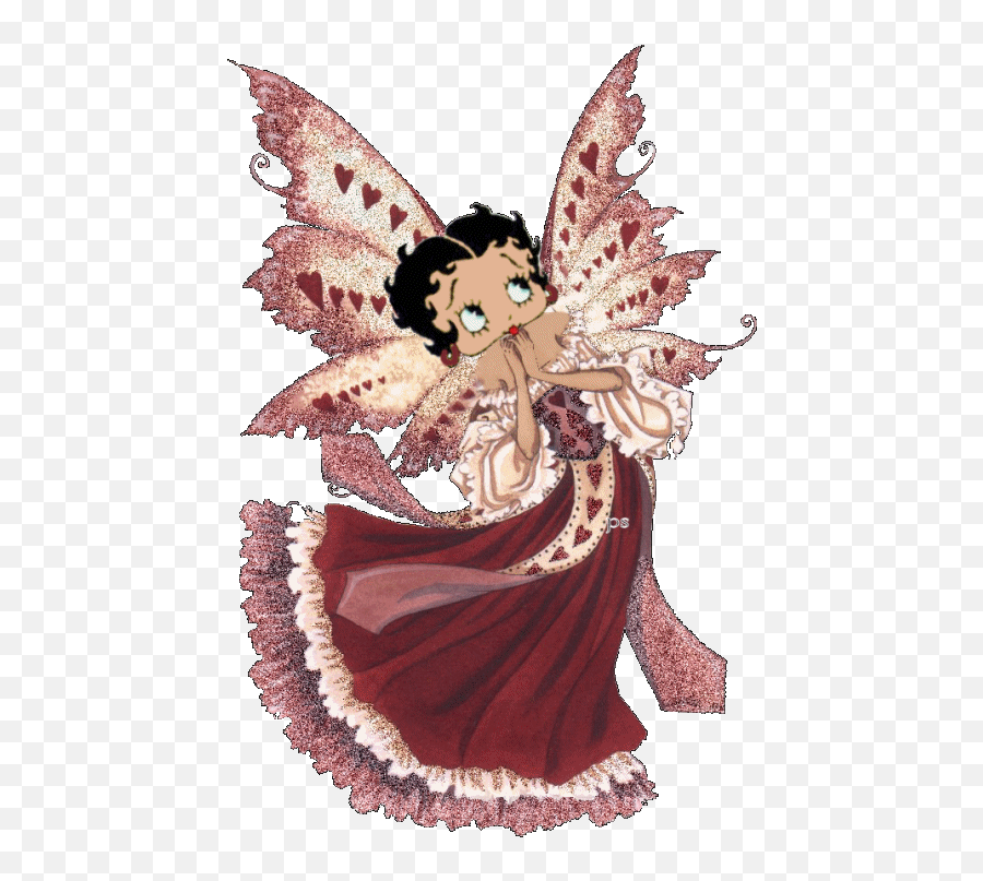 Betty Boop - Valentine Fairy Amy Brown Emoji,Cantinflas Emoticon