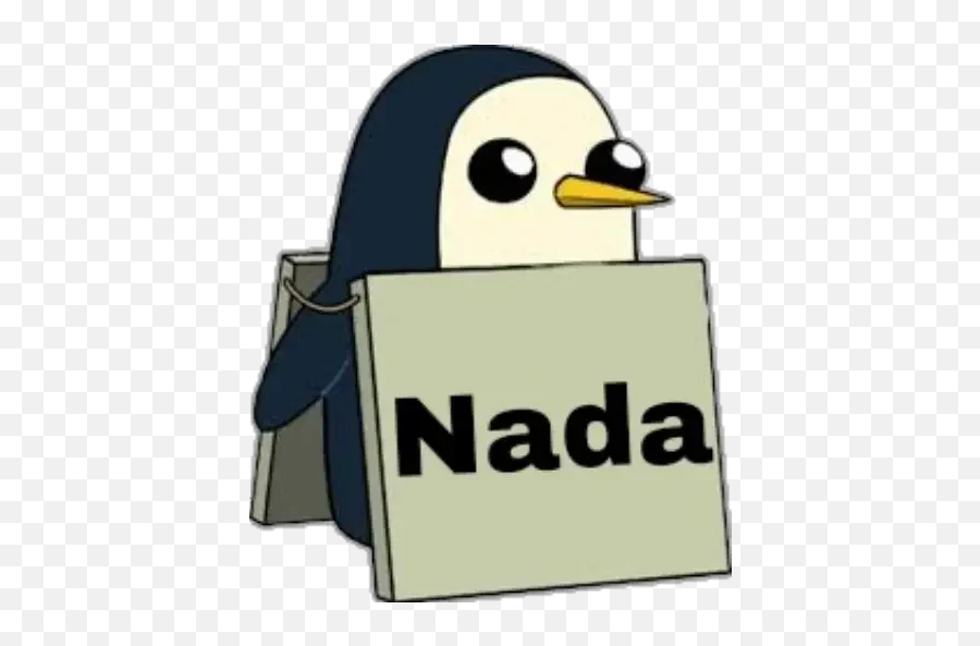 Pingüino Letrero Stickers For Whatsapp - Dot Emoji,Emojis De Pinguinos Utilizables