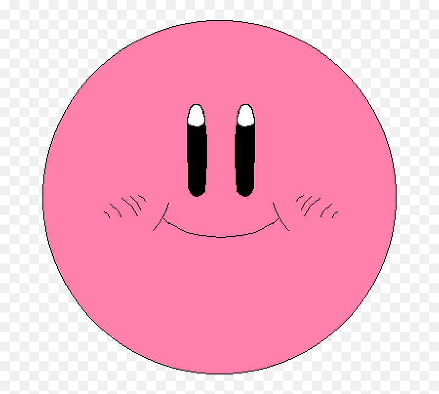 Pixilart - Retro Kirby By Lovememes Happy Emoji,Kirby Emoticon