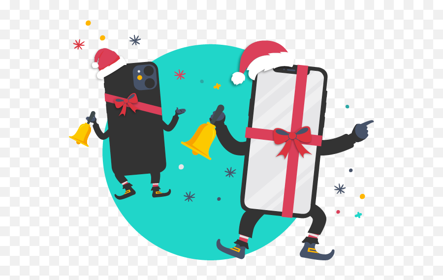 Jingle Bells Jingle Bellsu2026 Take Home An Iphone 12 Pureprofile - Fictional Character Emoji,Jingle Bell Emoticon