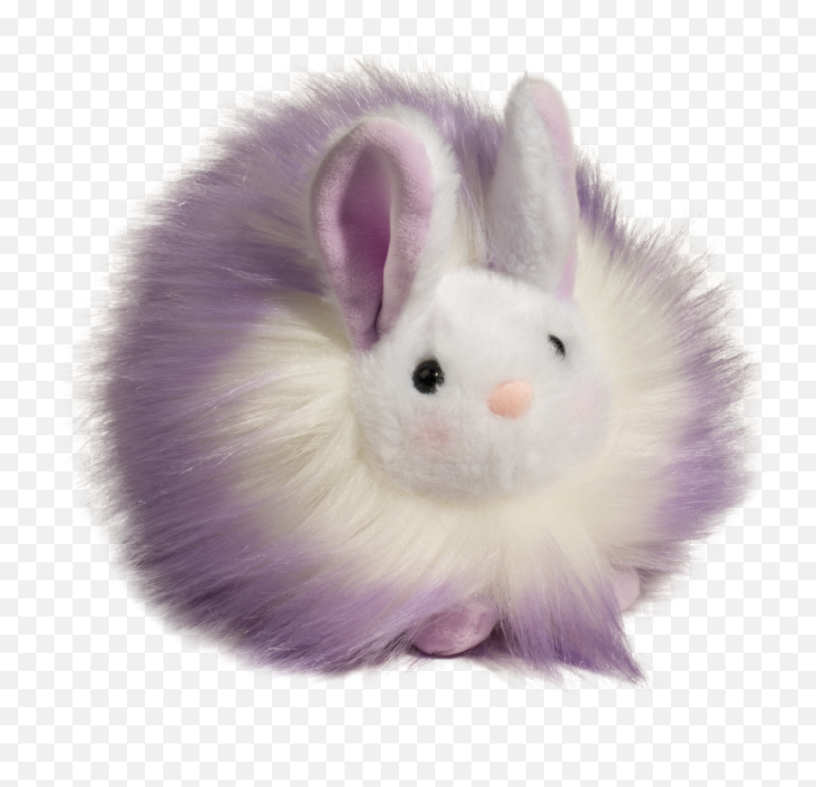 Purple Puff Bunny Emoji,Emotions Plush Bunny