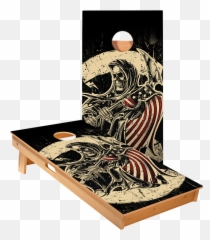 Star Usa Grim Reaper Professional - Sunset Themed Cornhole Boards Emoji,Grim Reaper Emoticon Facebook