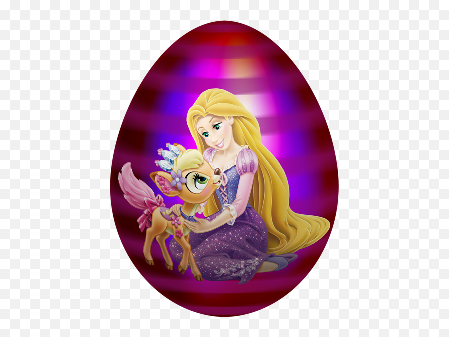 Kids Easter Egg Princess Rapunzel Png Clip Art Image Happy - Princess Disney Stickers Png Emoji,Hobby Lobby-emoji Decorations