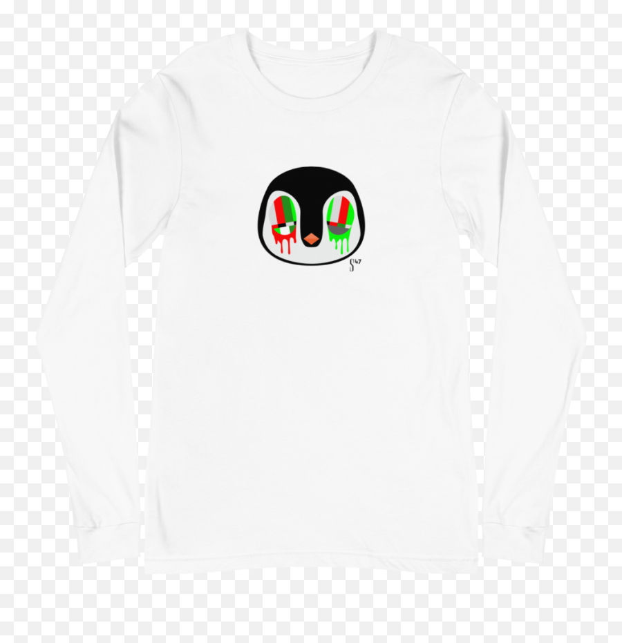 Color Bar Penguin Long Sleeve U2014 Shaylene47 - Long Sleeve Emoji,Long Neck Emoticon