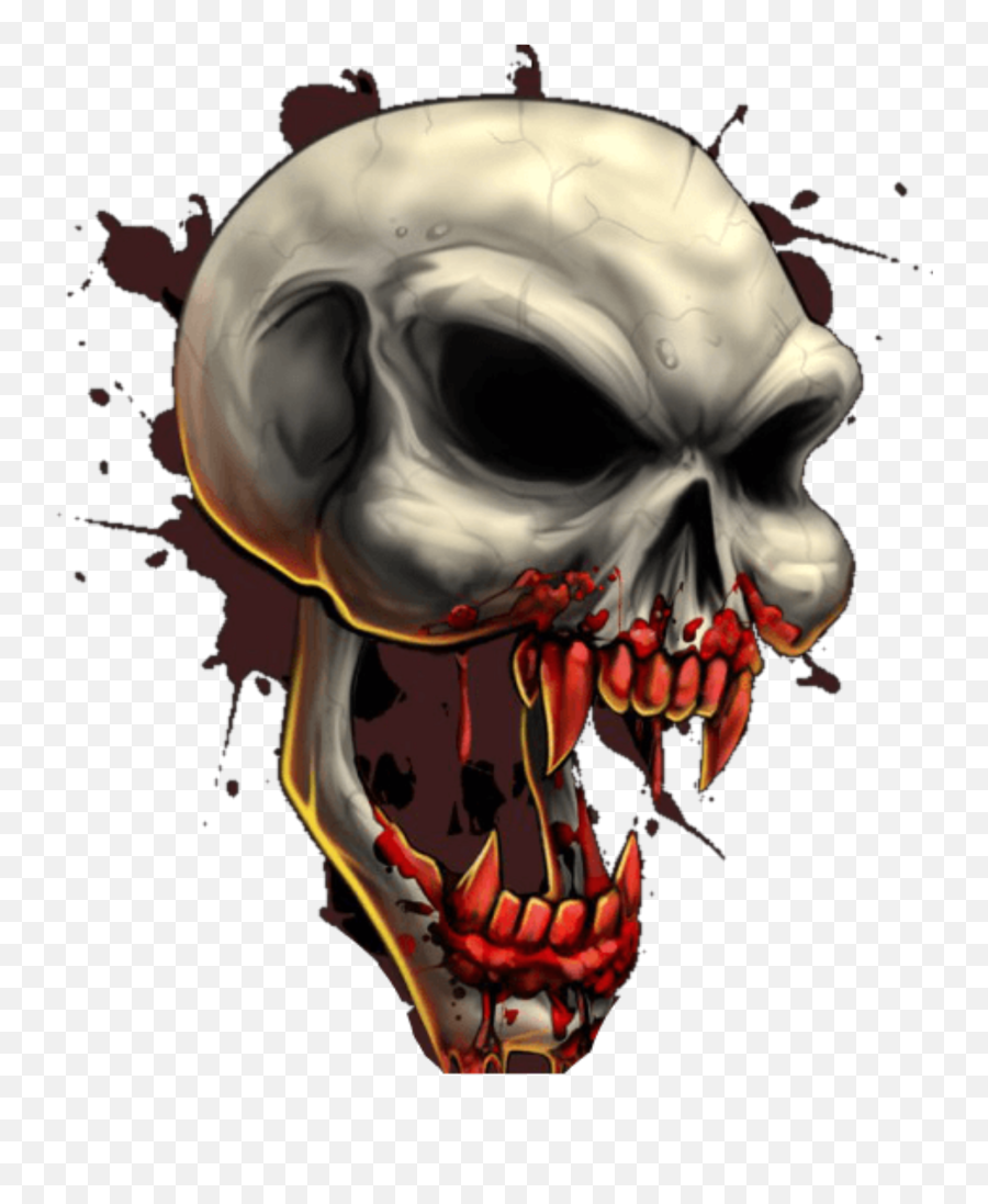 Mq Skulls Head Skull Dead Sticker By Marras - Badass Skulls Emoji,Dead Skull Emoji