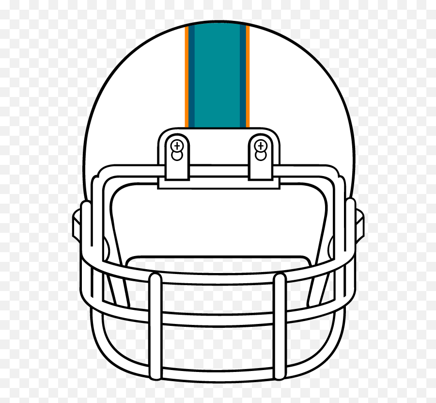 Football Helmet Clip Art Free Clipart - Front Football Helmet Clip Art Emoji,Miami Dolphins Emoji