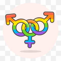 Bisexual Lgbtq Sign Free Icon Of Lgbt Illustrations - Emoji Bisexual Symbol,Emoticons Signos
