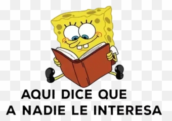 De Todo Whatsapp Stickers - Dibujo Bob Esponja Leyendo Emoji,Plasta De Mierda Emoticon Whatsapp