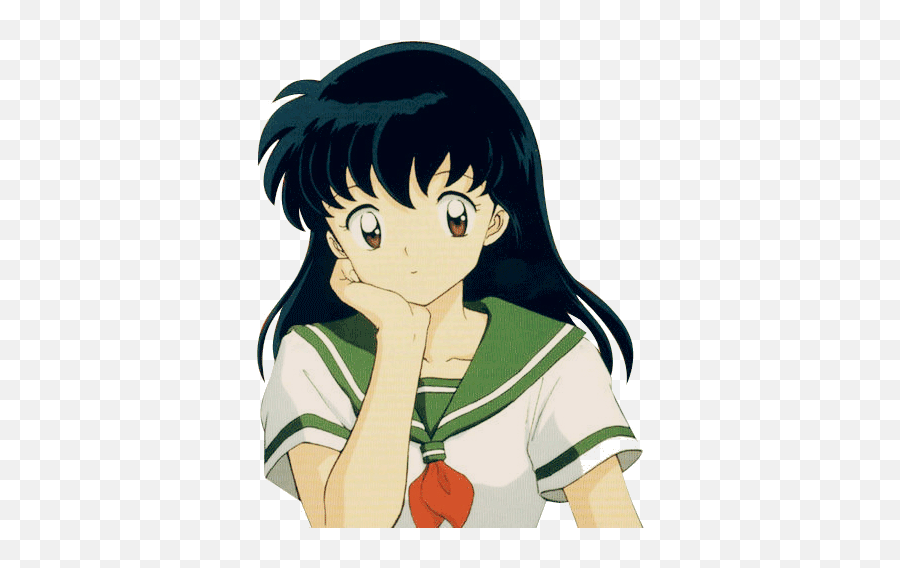 Inukag Anime Inuyasha Kagome Higurashi - Kagome Higurashi Transparent Png Emoji,Eita Kidou Emotions