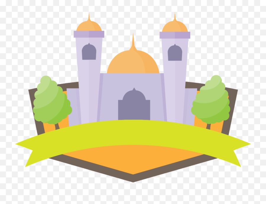 Download Hd Freeuse Library Masjid Vector Pamflet Emoji,Fb Emoticons Masjid