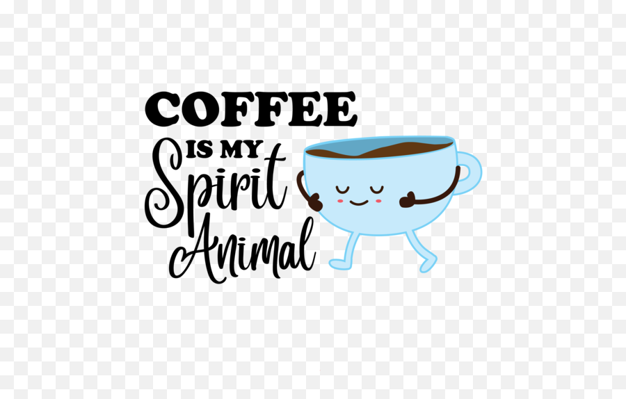 Coffee Is My Spirit Animal - Funny Coffee Tshirt Emoji,Donald Trump Emoji Meme