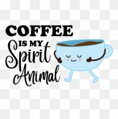 Coffee Is My Spirit Animal - Funny Coffee Tshirt Emoji,Donald Trump Emoji Meme