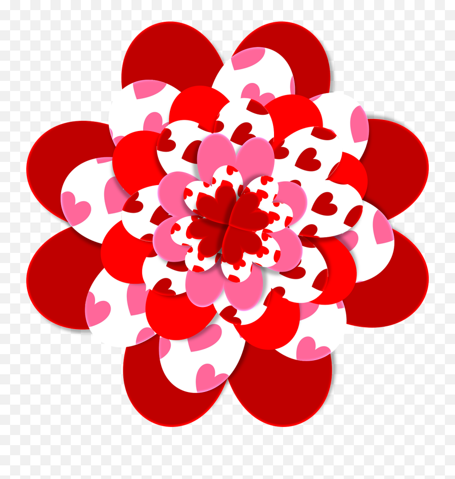 Valentineheartshapeflowerlove - Free Image From Needpixcom Emoji,Valentine Heart Emoticon