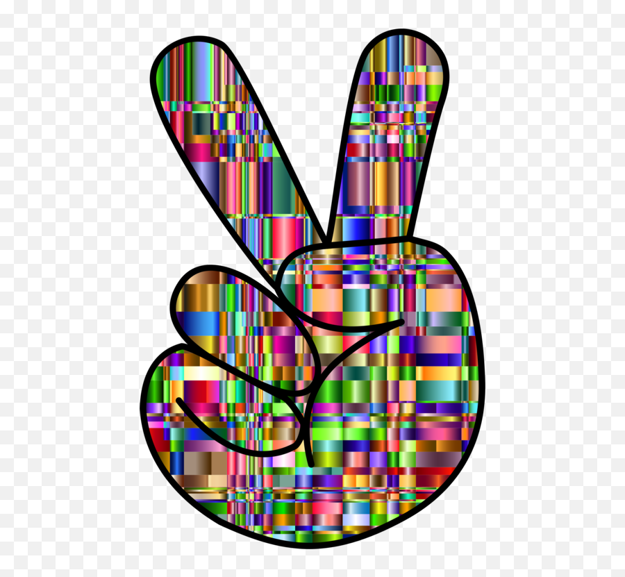 Visual Artspeace Symbolsv Sign Png Clipart - Royalty Free Emoji,Hippie Peace Sign Emoji
