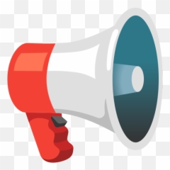 Loudspeaker Emoji,Grey Emoji Yelling