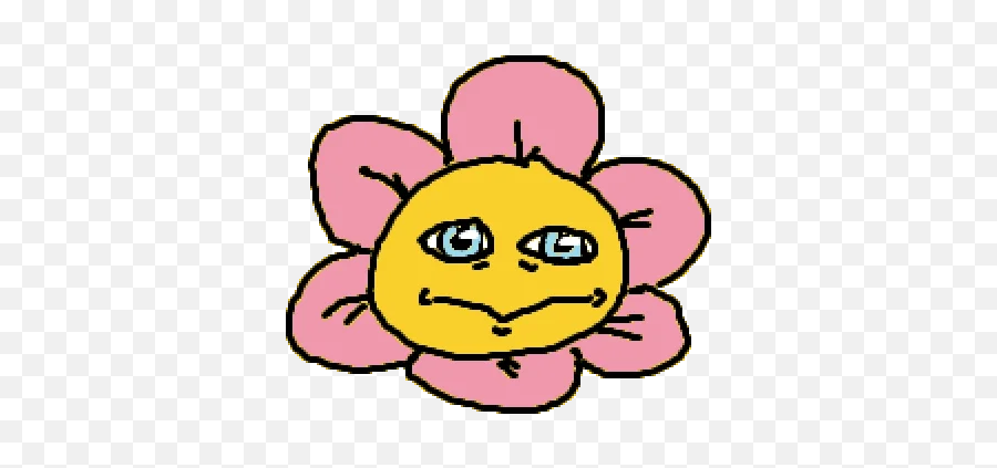 Telegram Sticker From Blessedemojis Pack Emoji,Flower Uwu Emoji