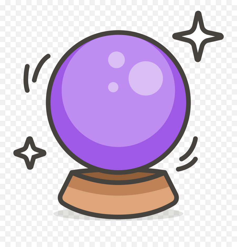 Imagen Magica De Whatsapp Png - Dibujo Bola De Cristal Emoji,Ball Emoji