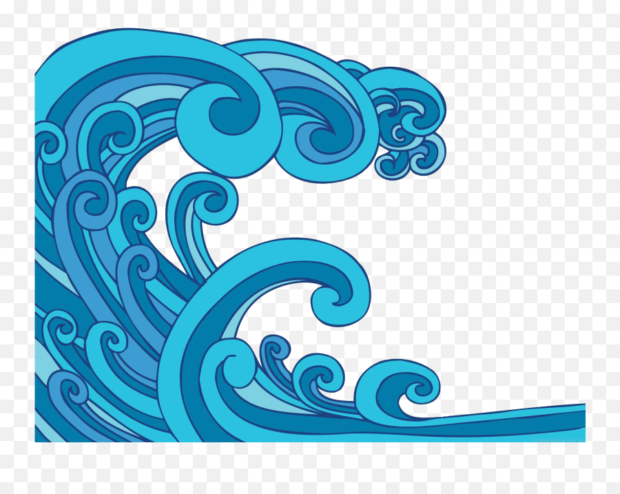 Clipart Waves Tidal Wave Clipart Waves - Transparent Tsunami Clipart Emoji,Tidal Wave Emoji