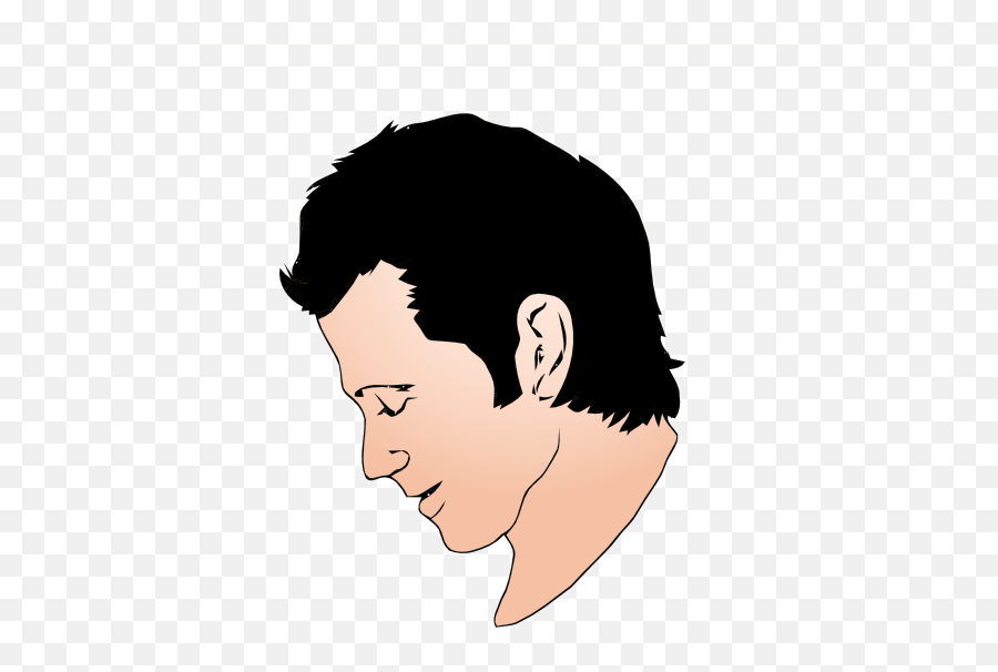 Human Face Side View Free Image - Man Face Side Vector Emoji,Human Face Emotions