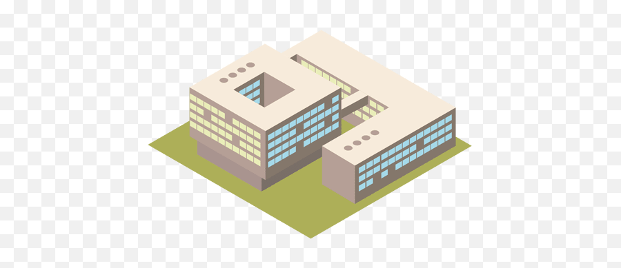 3d Isometric University Building - Transparent Png U0026 Svg Edificio Universitario En 3d Emoji,Building Emoji Png