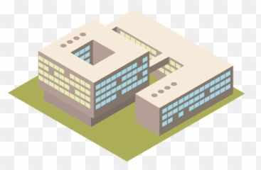 3d Isometric University Building - Transparent Png U0026 Svg Edificio Universitario En 3d Emoji,Building Emoji Png