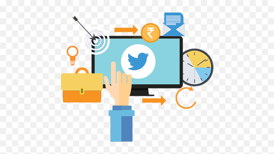 Twitter Advertising Agency In Kochi - Twitter Marketing Png Emoji,Twitter Hashtags With Emojis