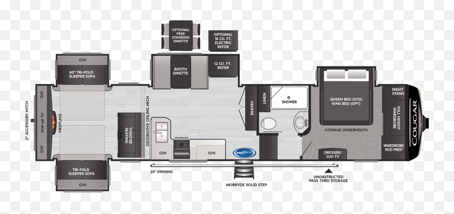 Model 366rds Floorplan - 2021 Keystone Cougar 316rls Emoji,Powerslide Emotion Wheels