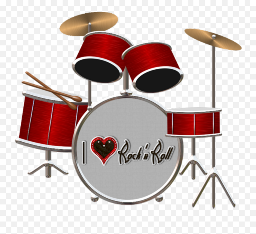 Largest Collection Of Free - Toedit Drum Set Stickers Picsart Musical Instrument Emoji,Drum Emoji