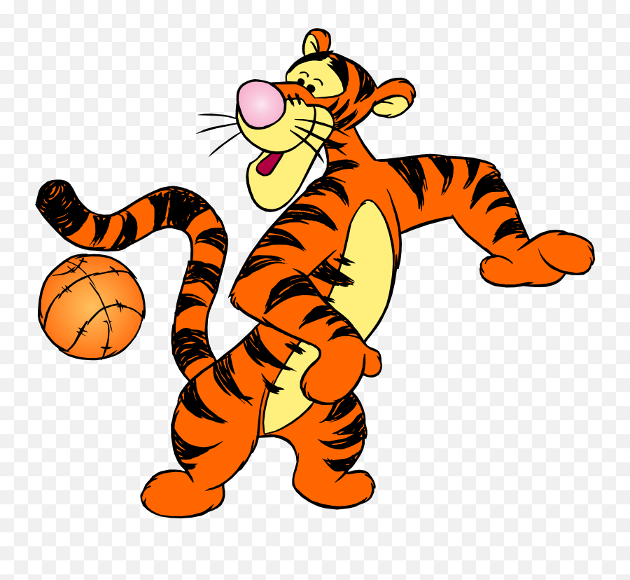 Tigger With Football Png Clip Art Emoji,Tigger Emojis