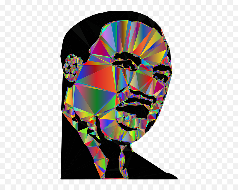 Dr Martin Luther King Jr - Martin Luther King Psychedelic Portrait Emoji,Visceral Emotion Dr. Martin Luther King