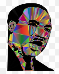 Dr Martin Luther King Jr - Martin Luther King Psychedelic Portrait Emoji,Visceral Emotion Dr. Martin Luther King