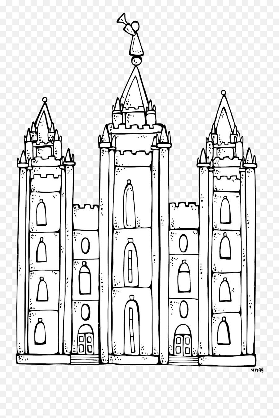 Coloring Pages Of Lds Temples - Lds Temple Coloring Pages Emoji,Emoticons Of Mormon Temple