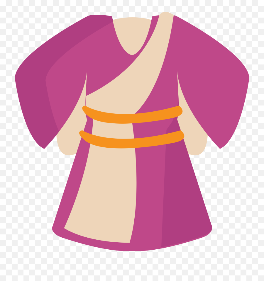 Emojione1 1f458 - Kimono Clipart Emoji,Emoji Robe