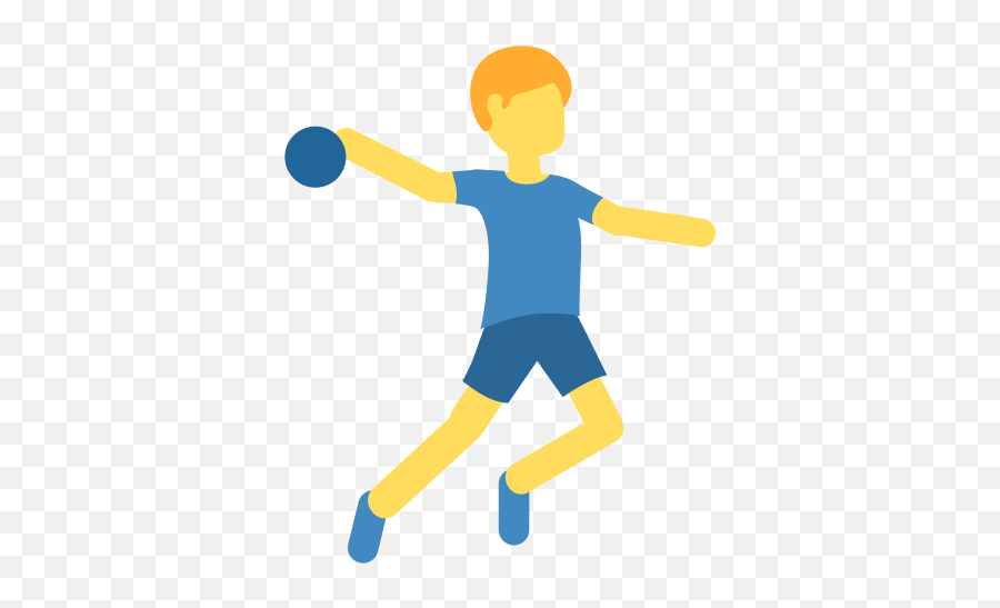 Man Playing Handball Emoji Meaning - For Running,Soccer Player Emoji