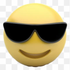 Emoji 3d Con Sticker By Emmanuel Nn Destruct0r97 - Happy,Cool Sunglasses Emoticon 3d