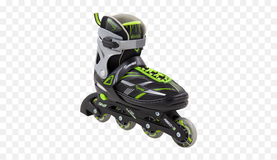 Chicago Boys Rink Roller Skate Size 1 - Black And Green Roller Blades Kids Price Emoji,Roller Skates Of Emojis For Boys