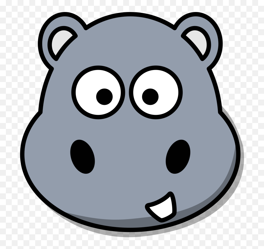 Free Photo Funny Teeth Hippo Mouth Blue - Clipart Hippo Face Emoji,How To Draw Different Emotion Cartoon Moutha