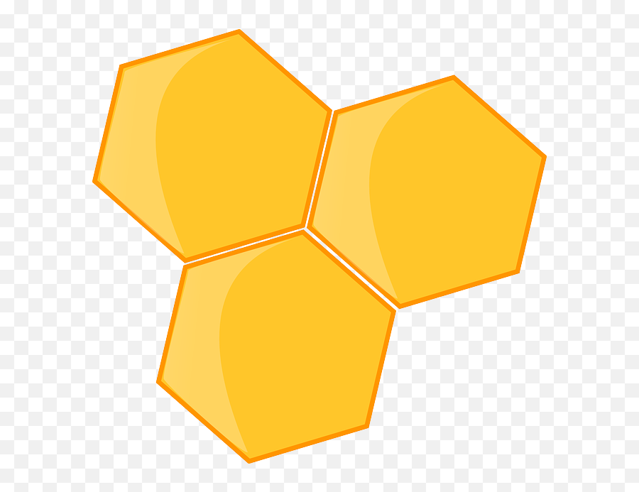 Free Image On Pixabay - Hexagon Hive Beehive Honeycomb Clip Art Honey Comb Emoji,Comb Emoji