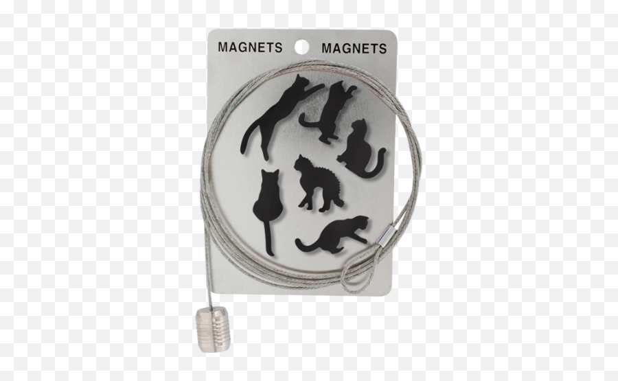 Photo Holder Cable And Magnets - Magnetic Cable Black Cat Emoji,Emojis Black Cats