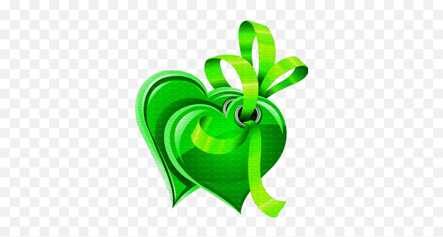 Kaz Creations Green Hearts Love Ribbon - Green Ribbon Heart Png Emoji,Green Ribbon Emoji