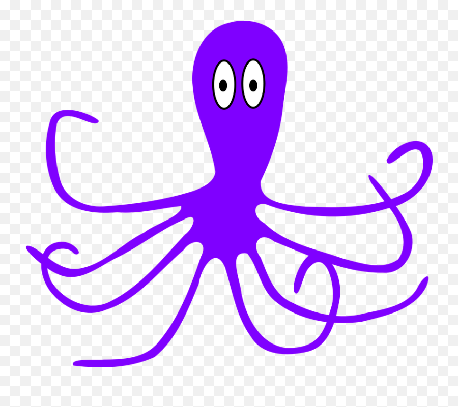 Free Photo Octopus Purple Marine Eight - Octopus Purple Clipart Emoji,Octopus Emotions
