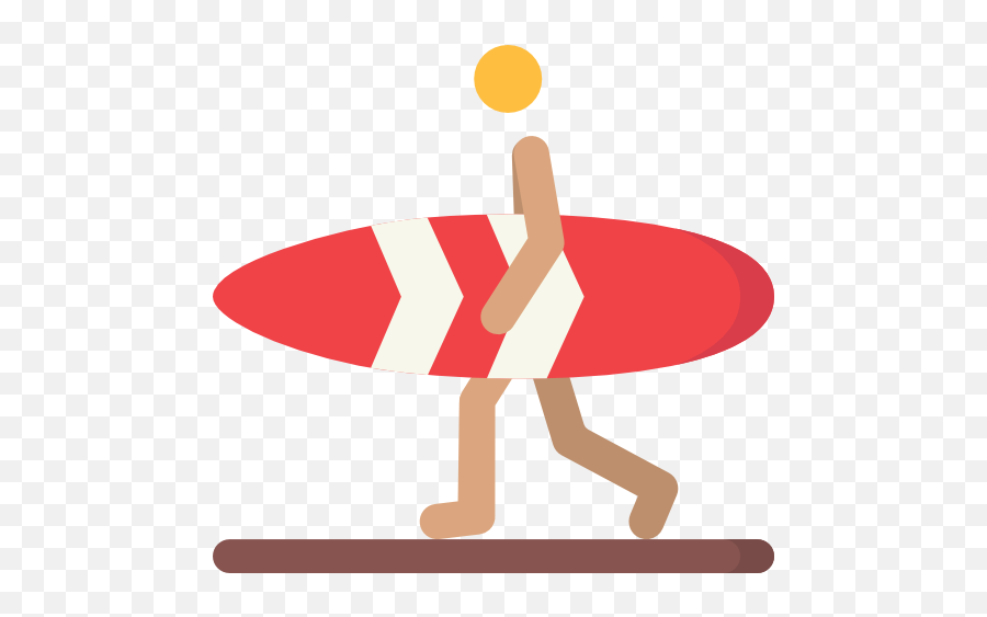 Surfing - Free Sports Icons Emoji,Facebook Furfboard Emoticon