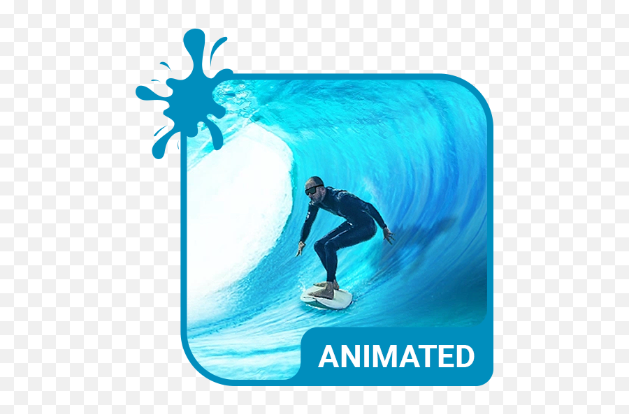 Surfing Animated Keyboard Live Wallpaper U2013 Apps Bei Google - Surfboard Emoji,Surfing Emoji